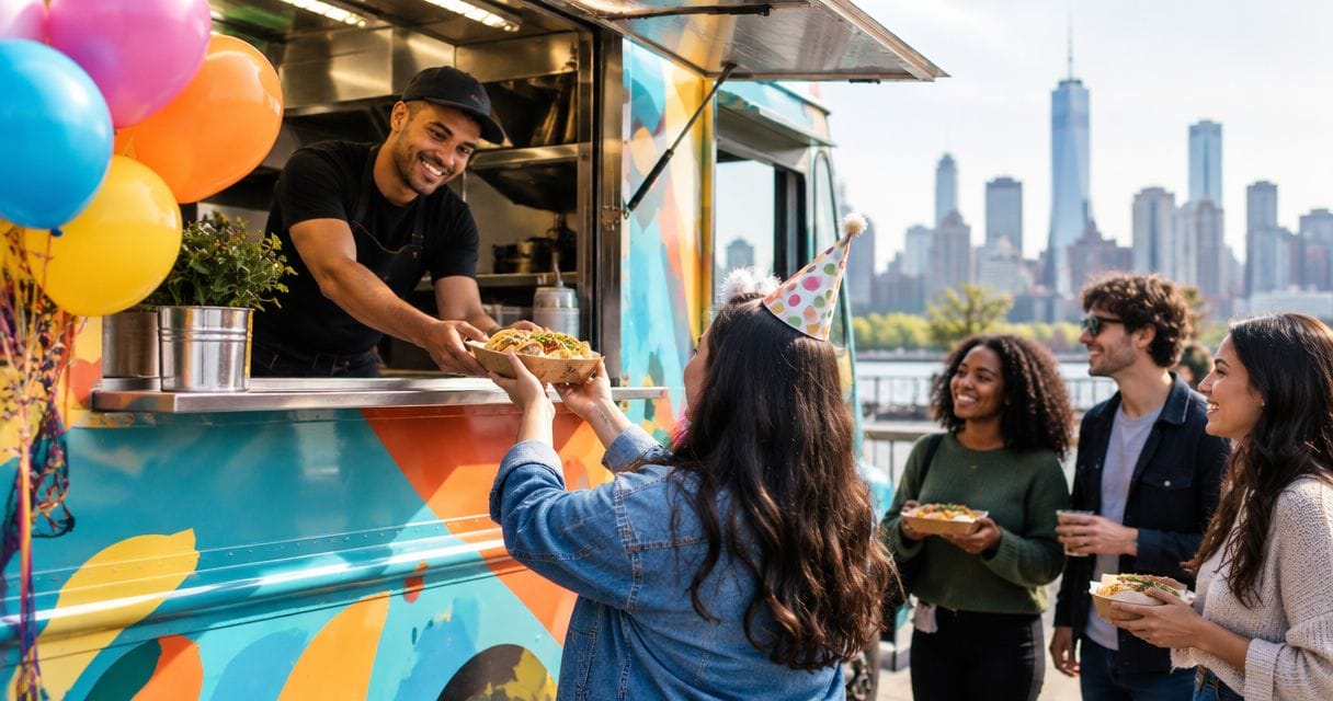 Best food trucks for birthday parties in NYC 2026