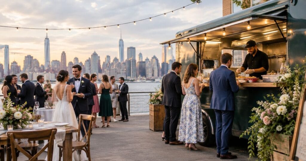 Best food trucks for weddings in NYC 2026